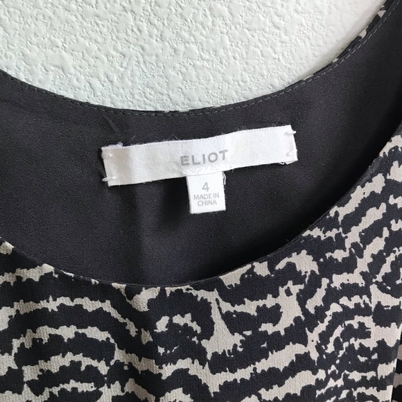 Madewell : Eliot Silk Animal Print Dress Size 4 - Picture 3 of 5